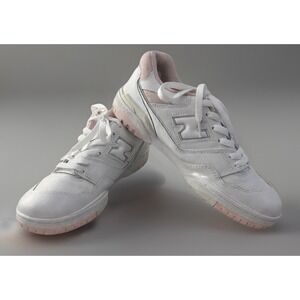 New Balance 550 White Pink BBW550JP Women's Sneakers Size 8.5 Retro Low Top